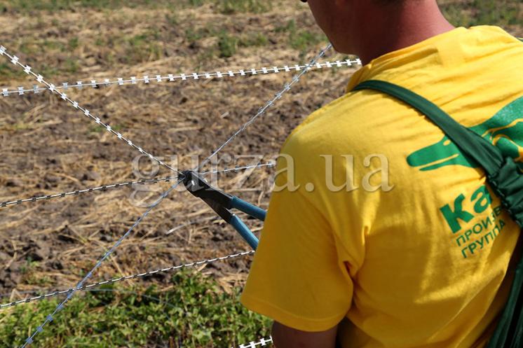 Установка колючей проволоки Гюрза