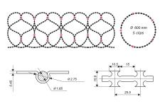 Gurza 600/5 spiral barrier drawing
